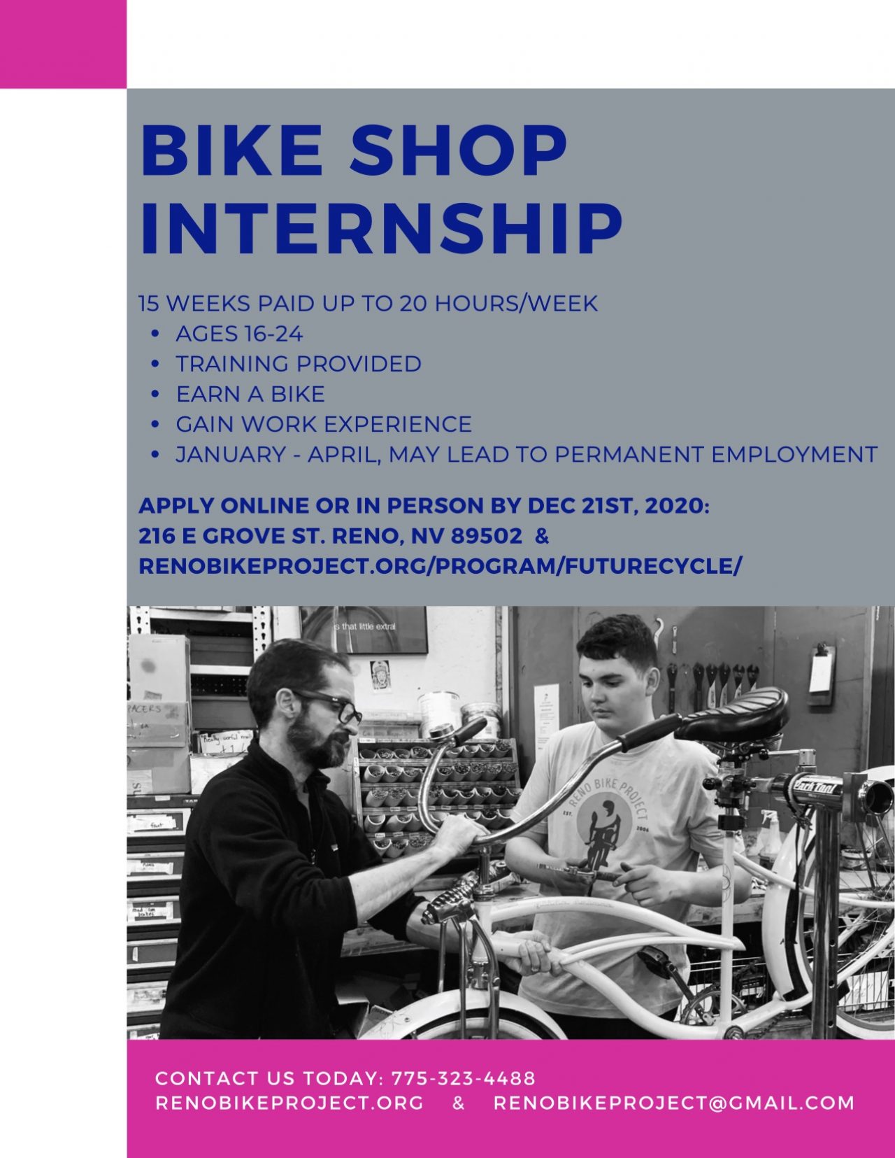 FutureCycle: Applications Due by December 21st